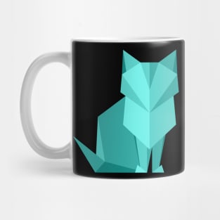 geometric cat Mug